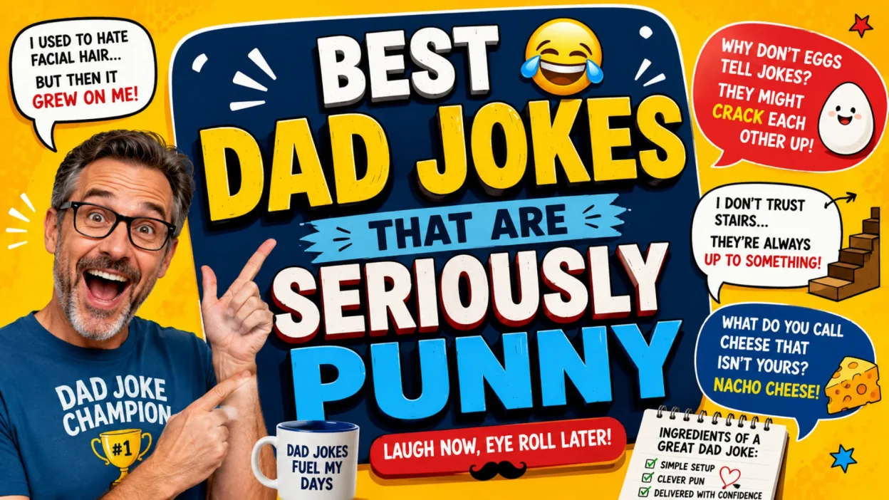 Best dad jokes that are seriously punny and hilarious